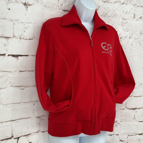 ✨VTG✨Escada Sport Zip Jacket, Size M - Picture 3 of 10